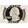 Image 1 : 1957 WASHINGTON SILVER QUARTER NGC PF68 STAR