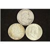Image 1 : 1954-D,60 & 63-D FRANKLIN HALF DOLLARS