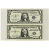 Image 1 : 2-1957 $1 SILVER CERTIFICATES CRISP UNC