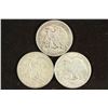 Image 2 : 1941-S,42-D & 43 WALKING LIBERTY HALF DOLLARS
