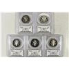Image 1 : 2000-S-2004-S SILVER KENNEDY HALF DOLLARS PCGS