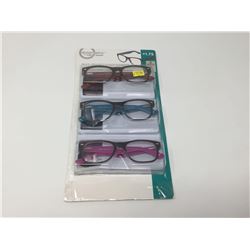 Design Optics Reading Sunglasses 3-Pack