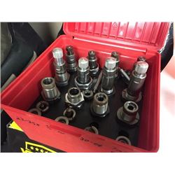 Lot of 5 LEE reloading dies: 22/250, 7mm rem, 30/06, 22/250 rem, 30/30 win. sold per eachdie x 5