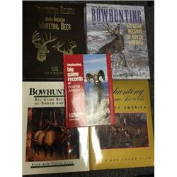 Lot of 5 Bowhunting hardcovers