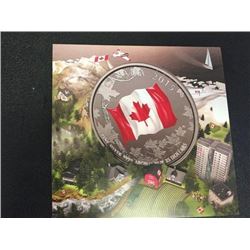 Royal Canada Mint 2015 .9999 Silver $25.00 Flag Coin