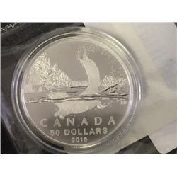 Royal Canadian Mint .9999 Silver, $50.00 Coin, mint sealed