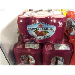 Lot of 3 - 6x355mlSanpellegrinoDrinks