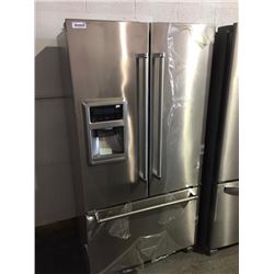 MAYTAG 2 door 1 drawer stainless steel fridge *NEW, TESTED, COSMETIC DAMAGE*