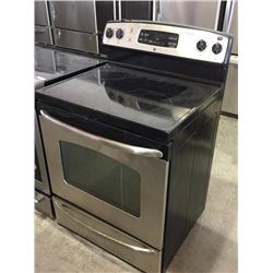 GE stainless steel CONVECTION oven ceran top