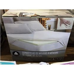 memory foam mattress topper