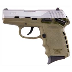 SCCY CPX1 Pistol, Flat Dark Earth/Stainless Slide, 9mm, 10 Shot, NEW IN BOX