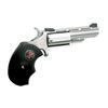 Image 1 : North American Arms, Black Widow, Single Action, 22LR, 2" BRL, Stainless Steel Frame
