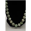 Image 2 : APPLE GREEN JADE BEAD NECKLACE