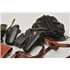 Image 8 : BONANZA LOT OF LEATHER & FABRIC HOLSTERS
