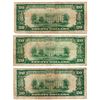 Image 2 : Lot (3) 1929 $20 San Francisco CA National Currency Notes - Charter 2491