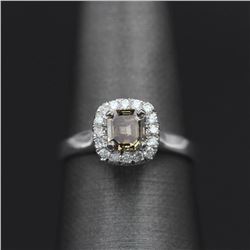 0.80 ctw Diamond Ring - 14KT White Gold