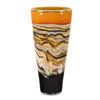 Image 1 : Small Strata Tangerine Cone by GartnerBlade Glass