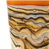 Image 2 : Small Strata Tangerine Cone by GartnerBlade Glass