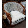 Image 2 : VINTAGE HIGHLY CARVED FIGURAL DRAGON SOFA & CHAIR