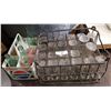 Image 1 : VINTAGE MILK BOTTLE CRATE W/MILK BOTTLES & PEPSI 6-PACK CARRIER