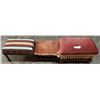 Image 1 : THREE VINTAGE FOOTSTOOLS