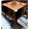 Image 1 : ANTIQUE MAHOGANY CANTERBURY W/SILHOUETTES
