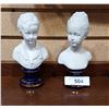 Image 1 : PAIR LIMOGES BUSTS