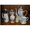 Image 1 : SEVEN PIECE COLLECTIBLE CHINA INC LIMOGES COFFEE POT & CREAMER