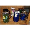 Image 1 : SIX VINTAGE/ANTIQUE WATER PITCHERS