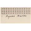 Image 4 : AGNES MARTIN American-Canadian 1912-2004 Ink/Paper