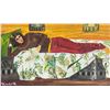 Image 1 : CARLOS NADAL Spanish 1917-1998 OOC Reclining Lady