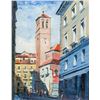 FRED STANFFER Swiss 1892-1980 Oil City Scene