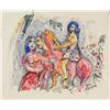 MARC CHAGALL Russian-French 1887-1985 Mixed Media