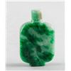 Image 1 : Burma Green Jadeite Carved Snuff Bottle