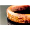 Image 2 : Chinese Brown Hardstone Carved Bangle