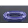 Image 1 : Chinese Lavender Hardstone Carved Bangle