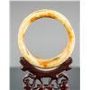 Image 3 : Chinese Yellow Hardstone Carved Taotie Bangle