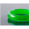 Image 2 : Emerald Green Hardstone Carved Bangle