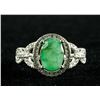 Image 1 : Silver Emerald Ring RV $300
