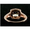 Image 4 : Rose Gold Plated Morganite Ring RV $300