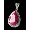 Image 2 : 8.0ct Large Ruby & Topaz Pendant CRV $950
