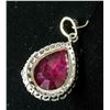 Image 4 : 8.0ct Large Ruby & Topaz Pendant CRV $950