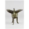 Image 2 : Chinese Bronze Ritual Tripod Jue Wine Vessel