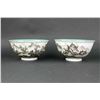 Image 1 : Pair of Porcelain Landscape Bowls Qianlong Mark