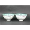 Image 2 : Pair of Porcelain Landscape Bowls Qianlong Mark