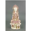 Image 1 : Chinese Copper Red Porcelain Guanyin Figure