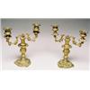 Image 1 : A Pair Louis XVI style Gilt Bronze Candelabra