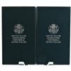 Image 3 : U.S. 1990-P & W Eisenhower Centennial Silver Commems Proof & Business Strike W/ Box & COA