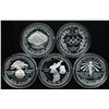 Image 2 : U.S. Lot of (5) United States Commemorative Proof Silver Dollars
