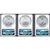 Image 2 : U.S. 2002, 2003 & 2004 $1 American Silver Eagle NGC MS69